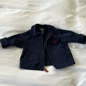 Navy blue Ralph Lauren gently used jacket.  12M